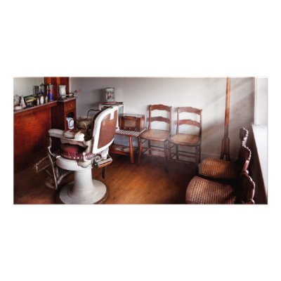 Barber - Ready for an Audience Personalized Photo Card by suburbanscenes