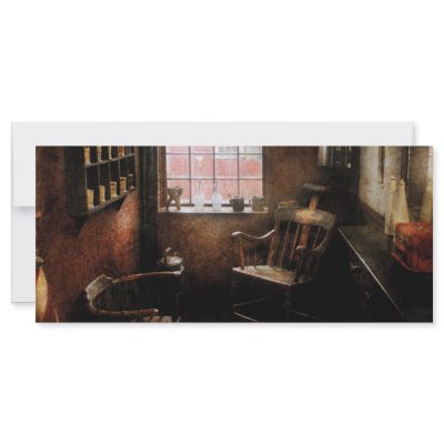 Barber - Remembering the old days Rack Card by suburbanscenes