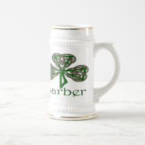Barber Shamrock Mug mugs