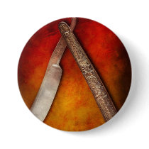 Barber - Shaving - Keep a stiff upper lip Pins