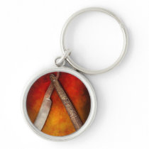 Barber - Shaving - Keep a stiff upper lip Keychain