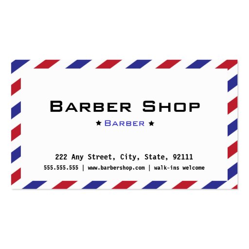 Barber shop Business Card