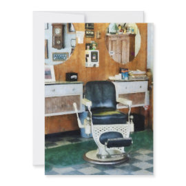 Barber Chair Notecard