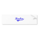Barber Surname Classic Style Bumper Stickers