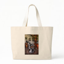 Barber - The Barber Chair Tote Bags