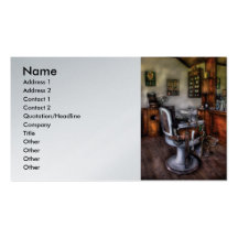 Barber - The Barber Chair Business Cards