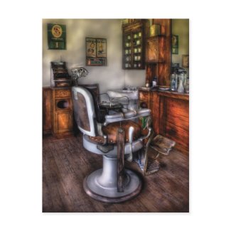 Barber - The Barber Chair postcard