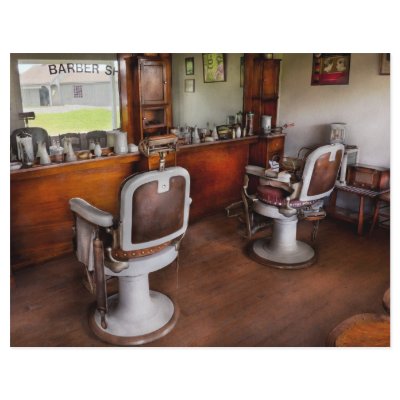 Barber - The Hair Stylist Personalized Letterhead by suburbanscenes