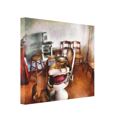 Child's Barber Chair Canvas Paining