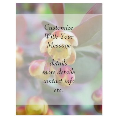 Barberry Flowers Flyers by Pretty_World