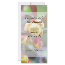 Barberry Flowers Rack Card Design