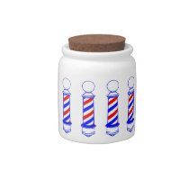 Barbershop Candy Jars