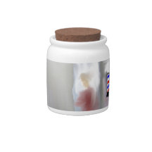 Barbershop Design Candy Jar