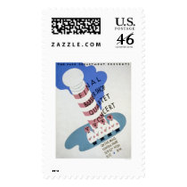 Barbershop Quartet 1936 WPA Stamps