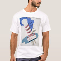 Barbershop Quartet 1936 WPA t-shirts