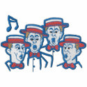 Barbershop Quartet embroidered shirts by ZazzleEmbroidery Barbershop Quartet embroidered shirts