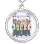 Barbershop Quartet Necklace Barbershop Quartet Necklace