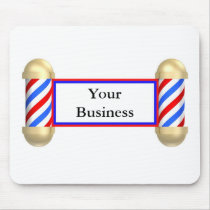 Barbershop scroll mouse pads