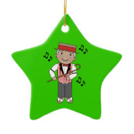 Barbershop Singer Music Christmas Ornament Gift