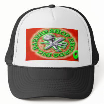 barbershoprecords inc logo$$ copyright maurice e m trucker hat