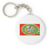 barbershoprecords inc logo$$ copyright maurice e m keychain