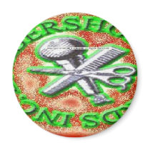 barbershoprecords inc logo$$ copyright maurice e m magnets