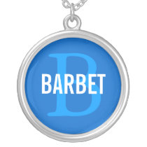 Barbet Monogram Design Custom Necklace