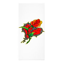 Barbwire Heart & Rose rack cards