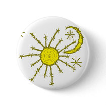 barbwire moon sun and stars buttons by marcya7 barbwire moon sun and stars buttons