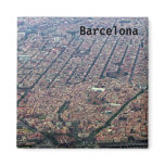 Barcelona Aerial Fridge Magnets