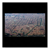 Barcelona Aerial posters by ribizlifozelek Barcelona Aerial posters