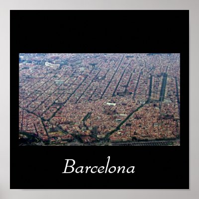 Barcelona Aerial Photo