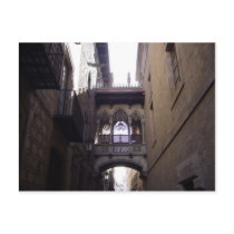 Barcelona Bridge Postcard