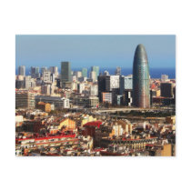 Barcelona cityscape postcards