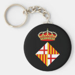 Barcelona Coat Of Arms Keychain
