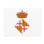 Barcelona Coat of Arms Postcard