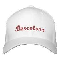 Barcelona Embroidered Baseball Cap