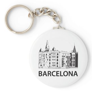 Barcelona keychain
