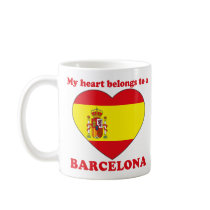 Barcelona mugs by ValentinesDayTshirts Barcelona mugs