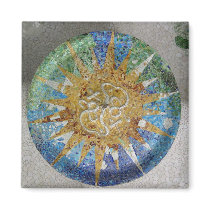 Barcelona Park Guell magnets by rakeshlobster Barcelona Park Guell magnets