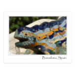 Barcelona Spain Park Guell Postcard