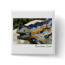 Barcelona Spain Park Guell Tourist Destination Buttons