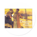 Barcelona Round Stickers