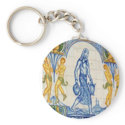 Barcelona tile keychains by ribizlifozelek