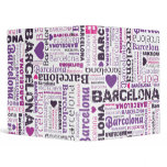 Barcelona typography photo album binder