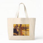 Barcelona Vintage Travel Poster Tote Bags