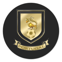 Barcelos Brasão de Portugal Round Sticker