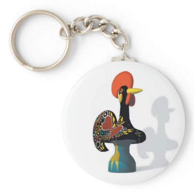 Barcelos Rooster Keychain by claudiaf65