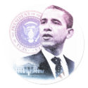Barck Obama Portrait stickers