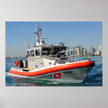 Barco de la respuesta de USCG 45-Foot Posters